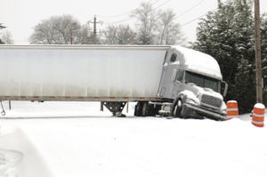 jackknife accident in winter